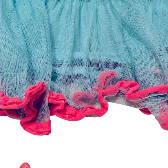 COPY - Matilda Jane Teal Winter Tulle Dress sz. 8 - Picture 5 of 7